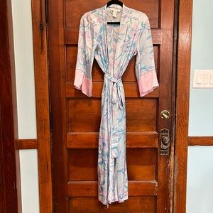 Pure silk kimono robe